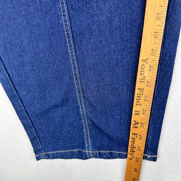Vigoss Barell Leg Jeans Womens 5/27 Dark Wash Denim Belted Boho Retro - Picture 7 of 10